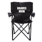 Braves Mom Black Folding Camping Chair