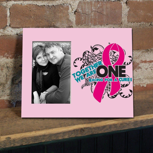 Together we are one racing for a Cure Breast Cancer Decorative Picture