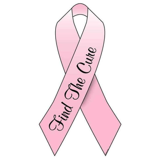 find the cure ribbon yard sign