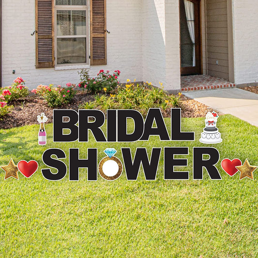 Bridal Shower Yard Sign Decorations