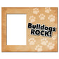 Bulldogs Rock Dog Picture Frame - Holds 4x6 picture