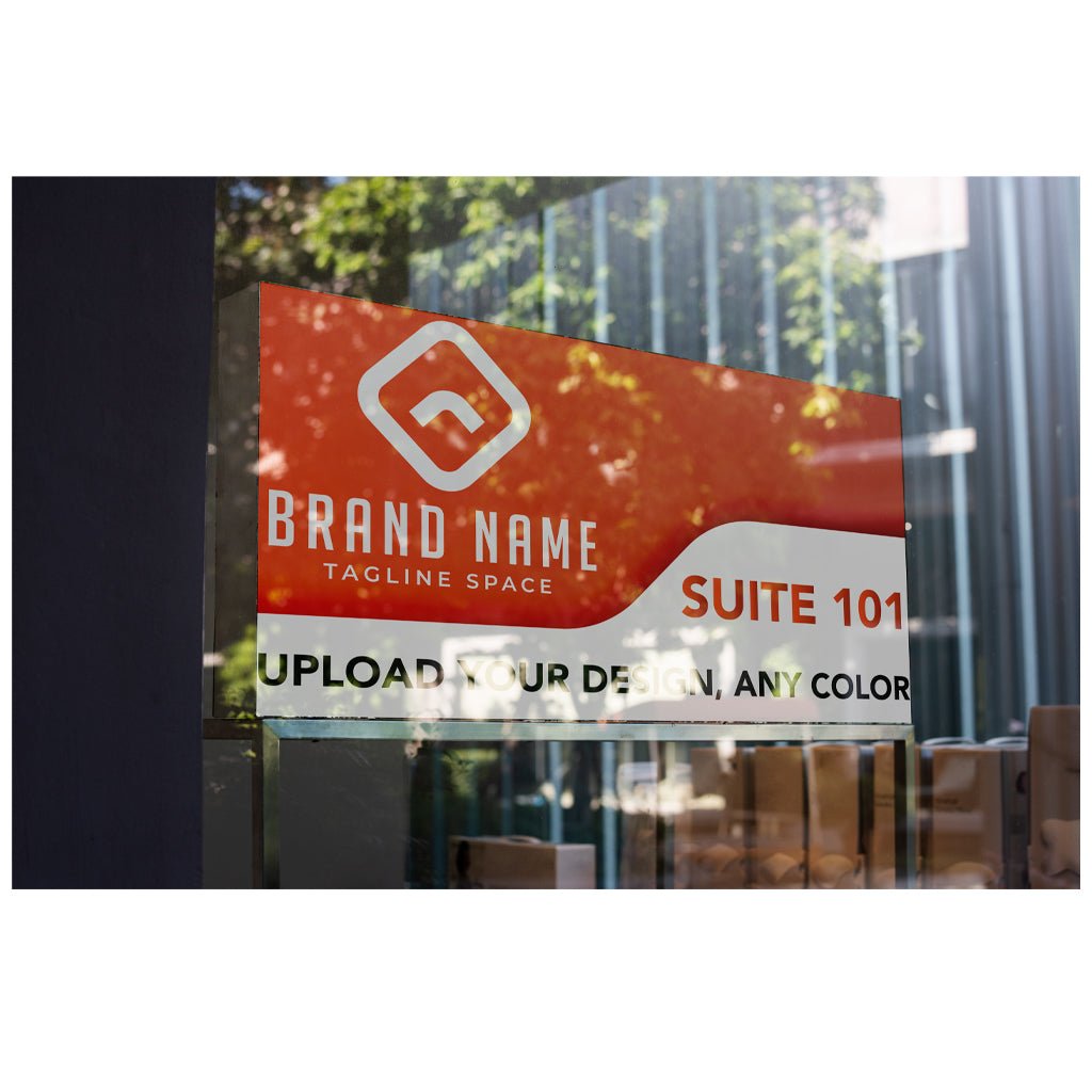 Business Sign Sticker, Removable 17.5