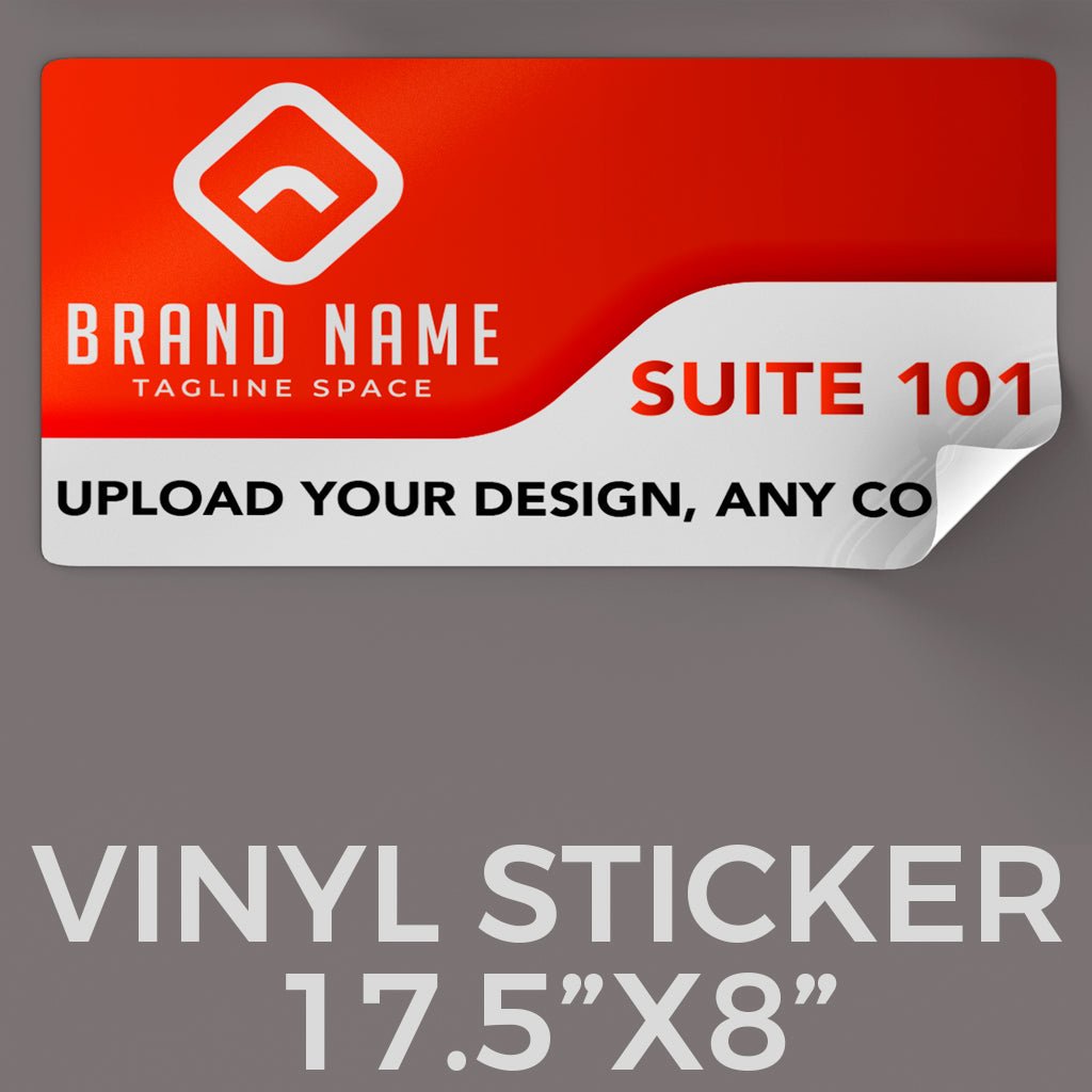 Business Sign Sticker, Removable 17.5