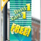 18"x36" Buy One Get One Free Pole Banner FREE SHIPPING