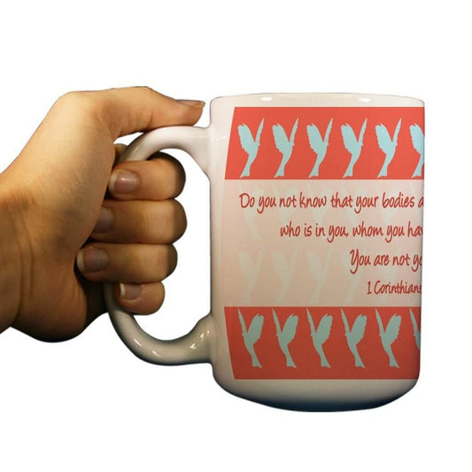1 Corinthians 6:19 Religious 15oz Coffee Mug
