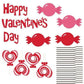 Valentine's Day Yard Decoration - Happy Valentine's Day with Candies - FREE SHIPPING