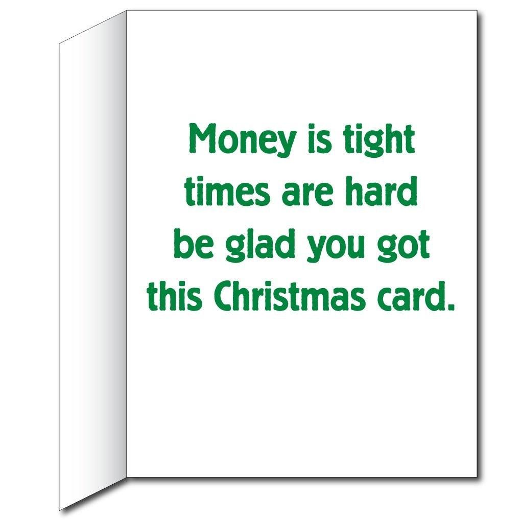 Giant Christmas Card (Gingerbread Man), W/Envelope - Stock Design