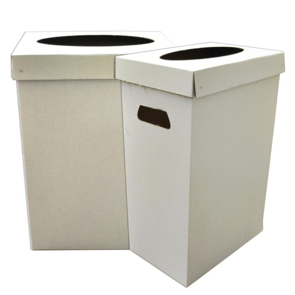 Disposable Garbage Containers 22.3 Gallons Disposable Cardboard Trash Cans – VictoryStore.com