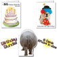 18"x24" BIG Birthday Cards, Set of 6 Funny Cards, 2 Each of 3 Designs,