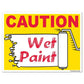 Caution Wet Paint “ Paint Roller Sign or Sticker - #4