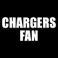 Chargers Fan Black Folding Camping Chair with Carry Bag