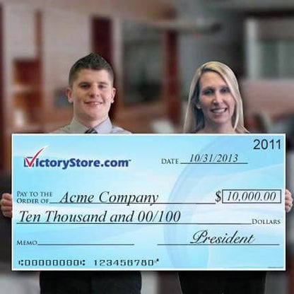 Giant Oversized Check | 2'x4' | VictoryStore.com