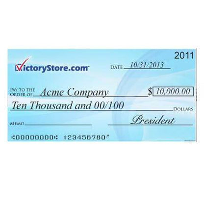 Giant Oversized Check | 2'x4' | VictoryStore.com