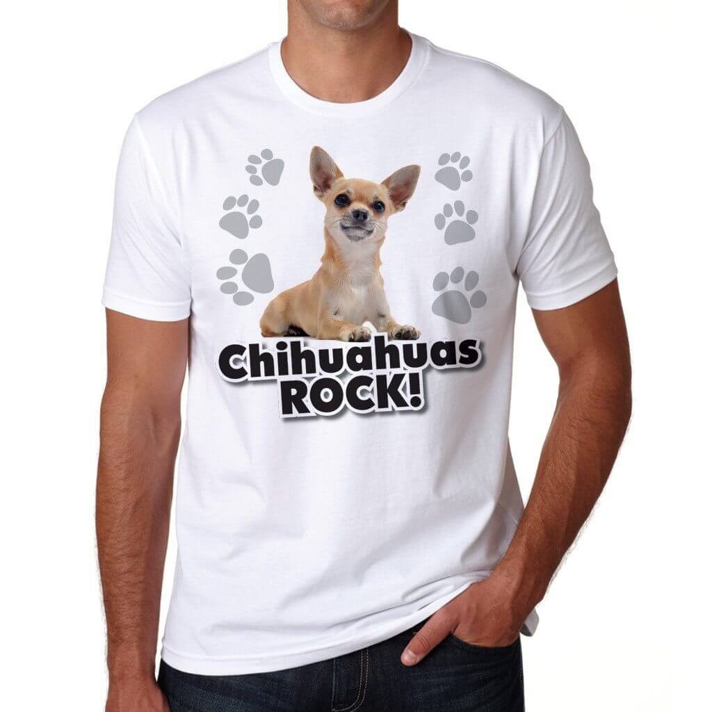 Chihuahuas Rock! White T-Shirt - FREE SHIPPING