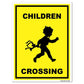 Children Crossing Sign or Sticker