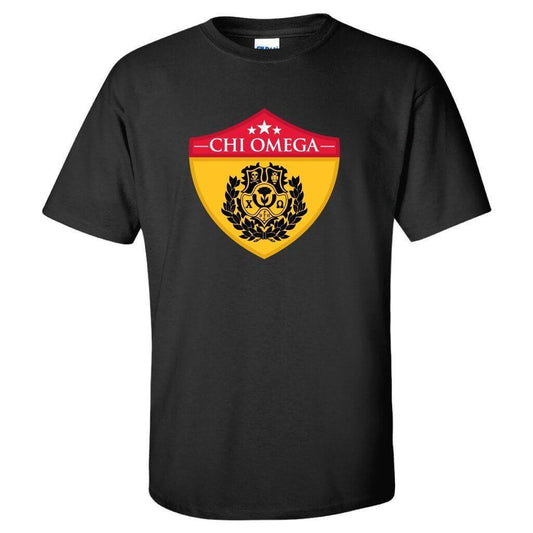 Chi Omega - Crest Design - Standard T-Shirt - FREE SHIPPING
