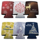 Christmas Themed Can Cooler Set of 6 - 6 designs - FREE SHIPPING