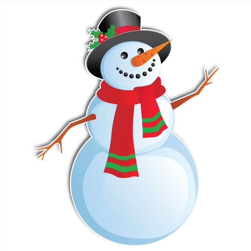Christmas Snowmen Stand Up Yard Sign Decorations - FREE SHIPPING