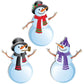 Christmas Snowmen Stand Up Yard Sign Decorations - FREE SHIPPING