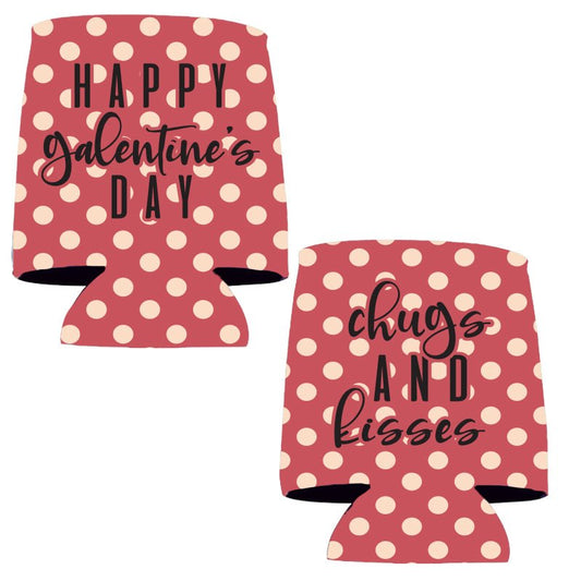 Chugs and Kisses Galentine's Day Can Coolers Set (13824)