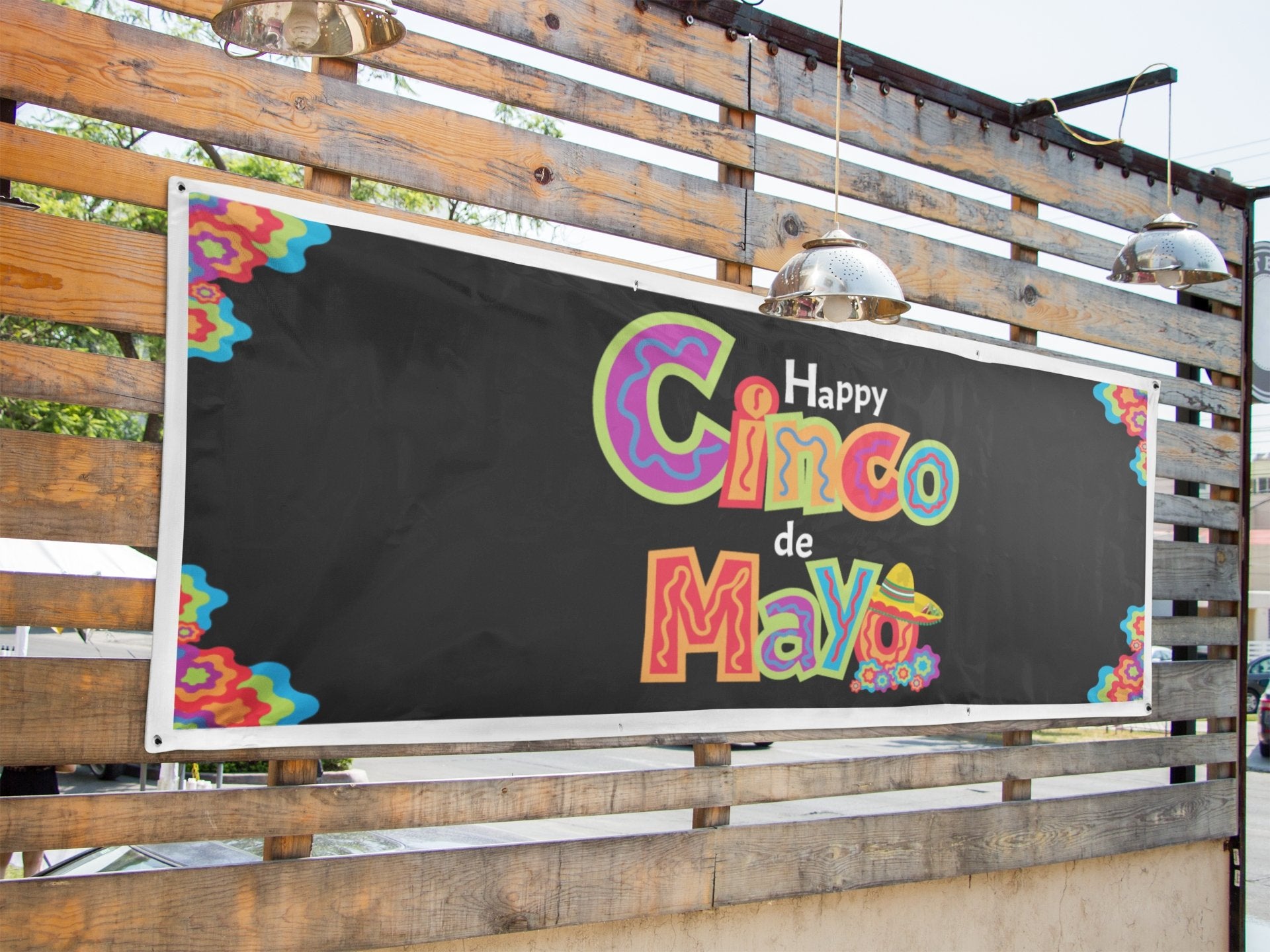 Cinco De Mayo Waterproof Vinyl Banner