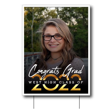 Class of 2022 Senior Photo Graduation Yard Signs