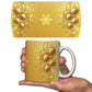 Gold Ornaments Christmas Coffee Mug - 15 Oz