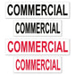 Commercial Real Estate Yard Sign Rider Set - FREE SHIPPING