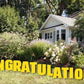 Congratulations- Yard Letters with 20 Short Stakes - FREE SHIPPING