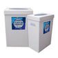 36.5 Gallons Custom Disposable Recyclable Corrugated Plastic Trash Cans