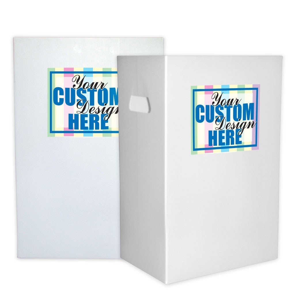 Custom Event Garbage Can Custom Printed Disposable & Recyclable Trash Bins For All Events ...