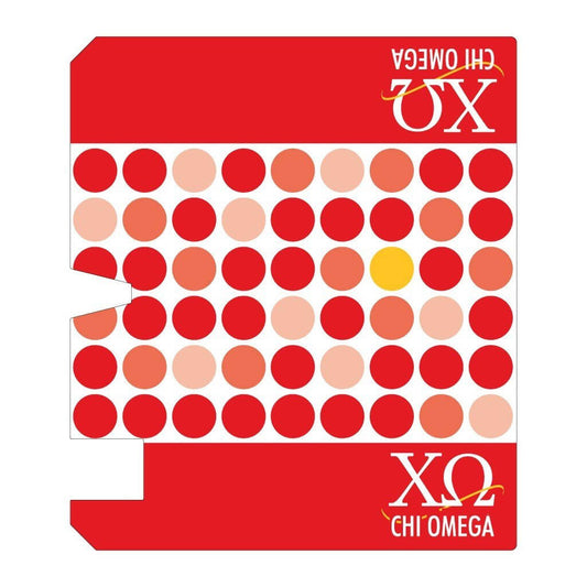 Chi Omega Magnetic Mailbox Cover - Design 1