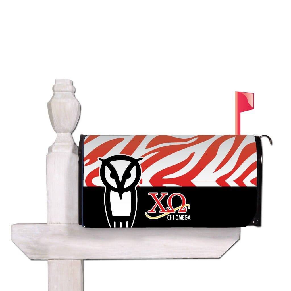 Chi Omega Magnetic Mailbox Cover - Design 3
