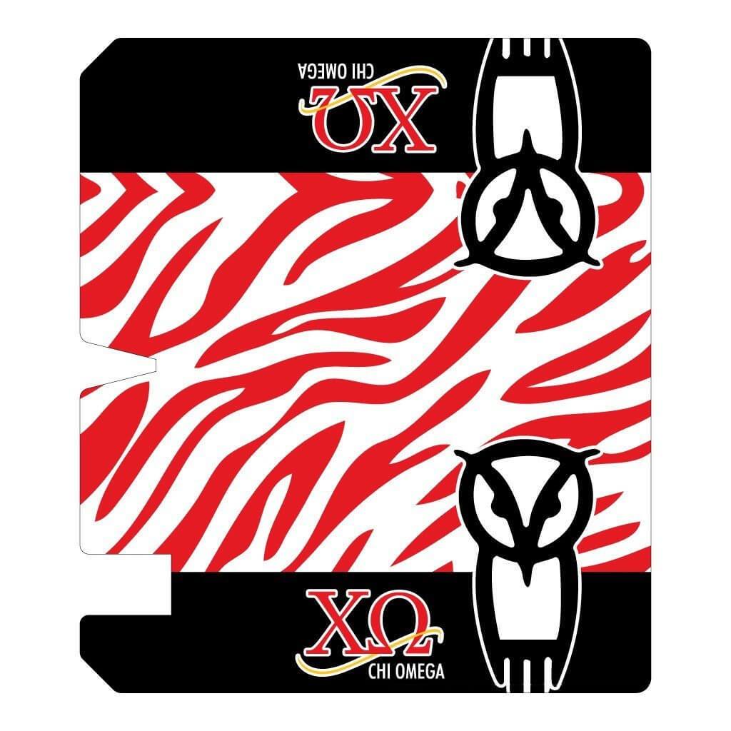 Chi Omega Magnetic Mailbox Cover - Design 3