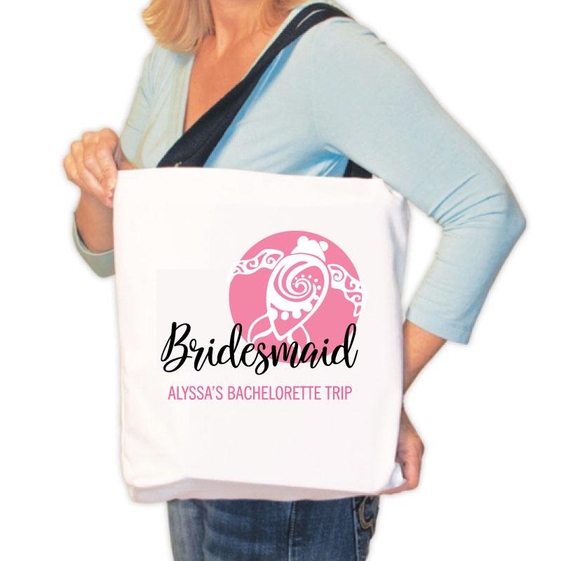 Personalized Cruise Vacation Canvas Tote Bag