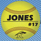 Custom 22" Softball Player Name, Number and Mascot Fence & Yard Signs