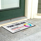 Custom Doormat Any Color Custom Logo Doormat Full Color, Commercial Business Doormats