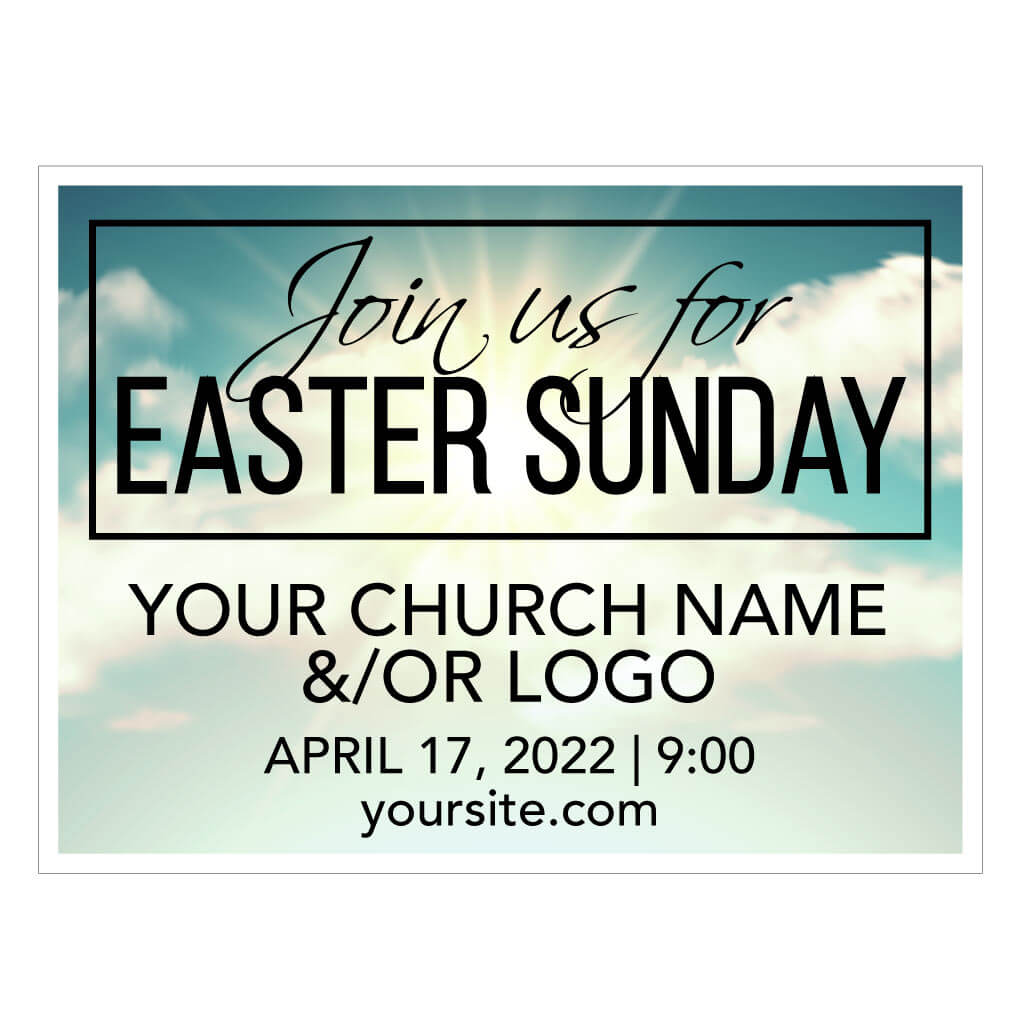 Easter Message Sign Easter Sunday Sign