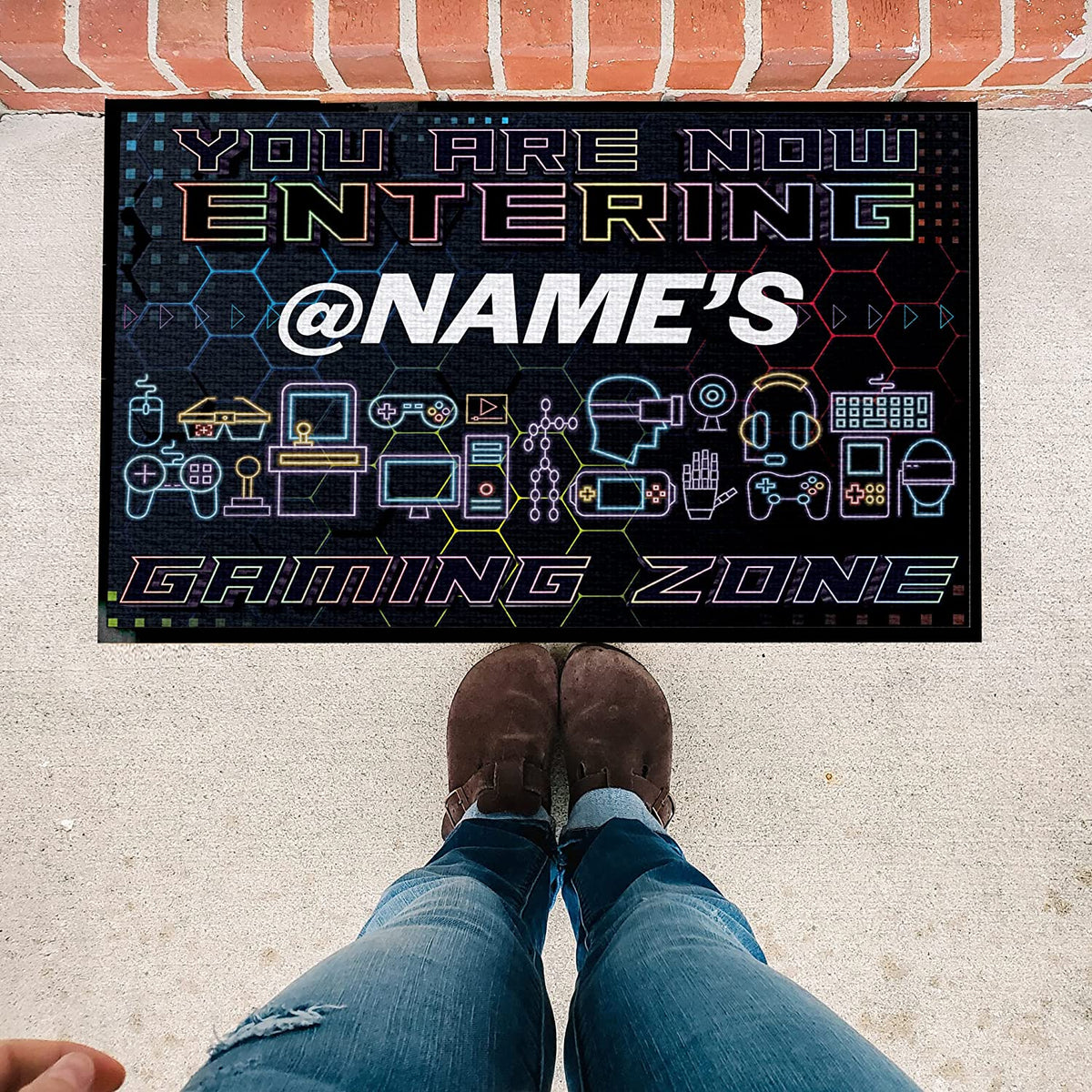 Computer Inspired Doormats Custom Gamer Doormat | VictoryStore – VictoryStore.com