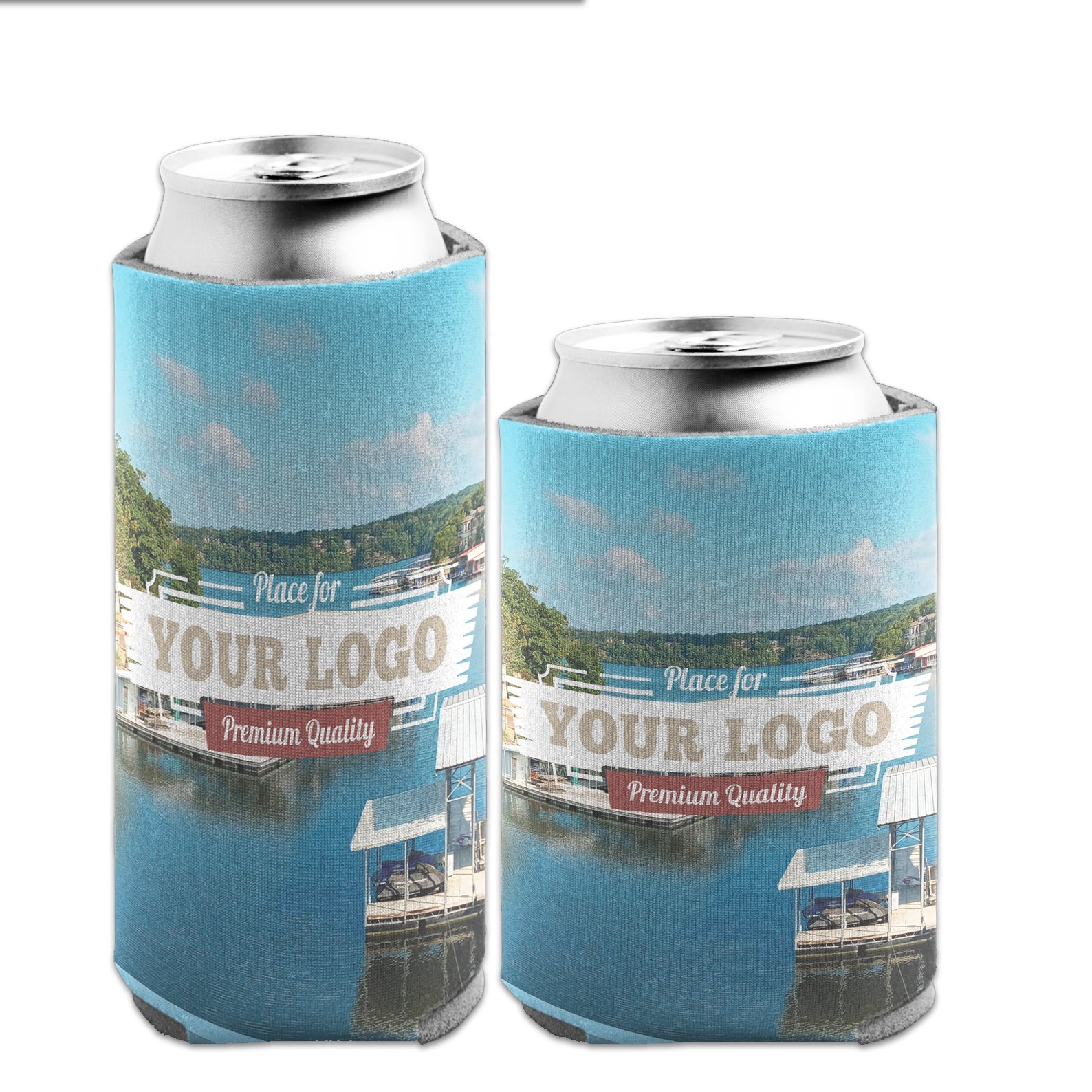 Custom Logo Ozarks Can Coolers, Slim and Standard Can Coolers
