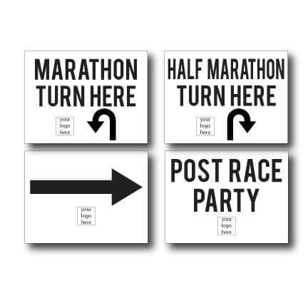 Custom Marathon Yard Sign Package