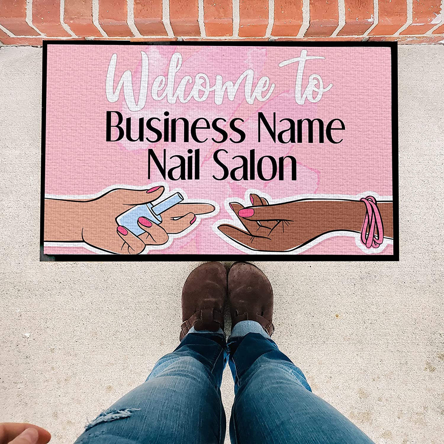 Custom Nail Salon Doormat