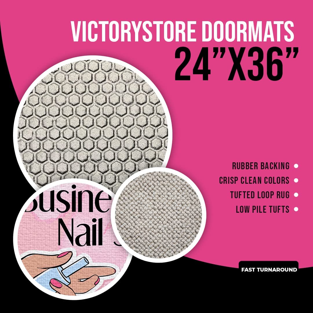 Custom Nail Salon Doormat