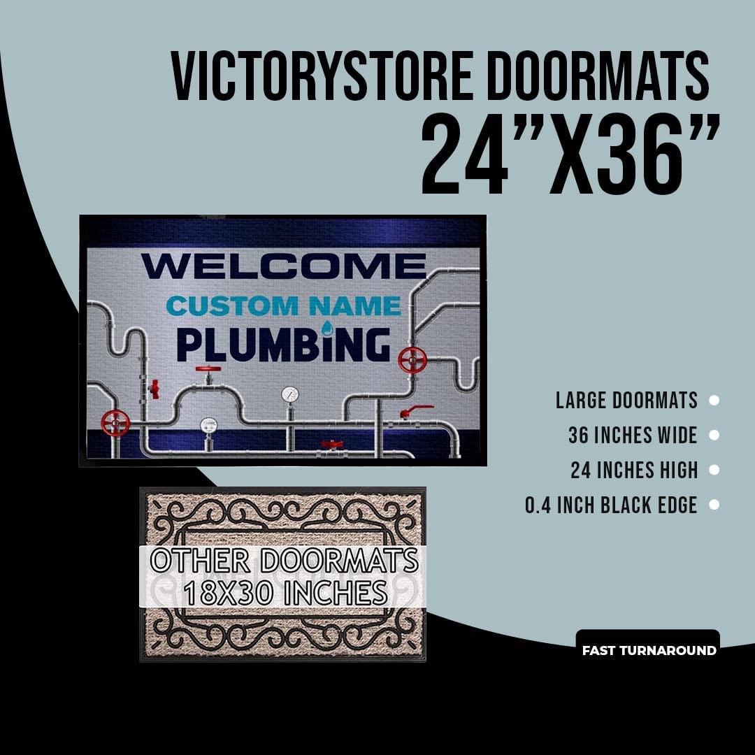 Custom Plumbers Doormat