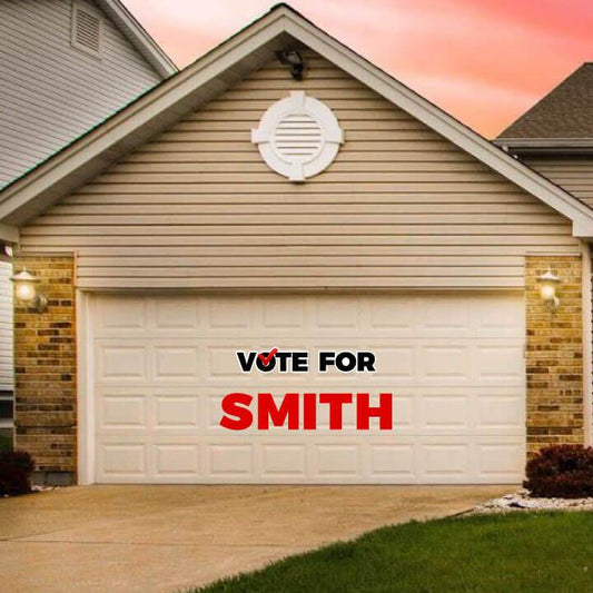 Custom Political Campaign Garage Door Magnets