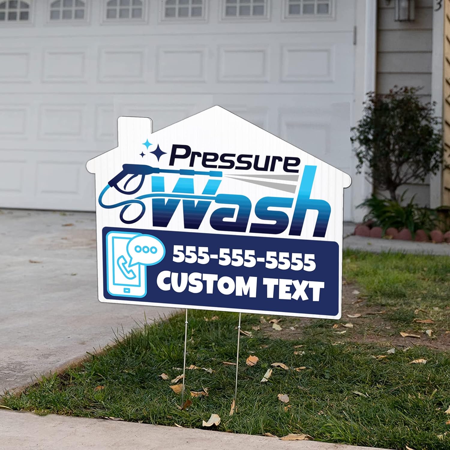Custom Pressure Wash Yard Signs | 10-Pack – VictoryStore.com
