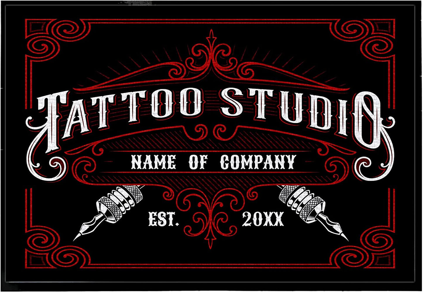 Custom Tattoo Studio Doormat