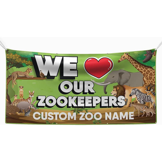 Custom Zookeeper Appreciation - Vinyl Banner
