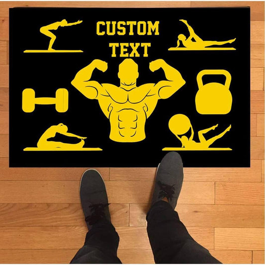 Custom Fitness Center Doormat