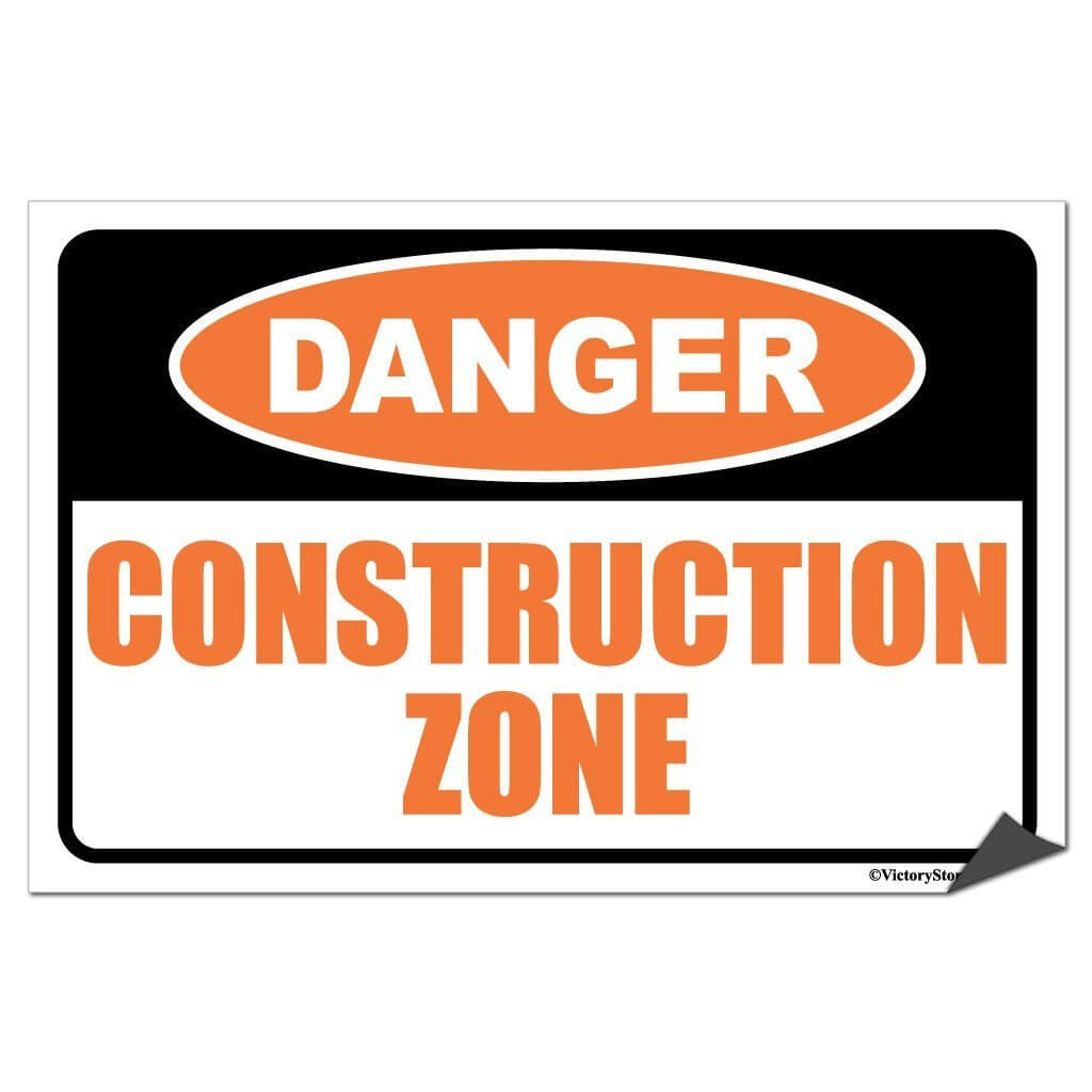 Problem Zone Sign Road Construction Zone Signs